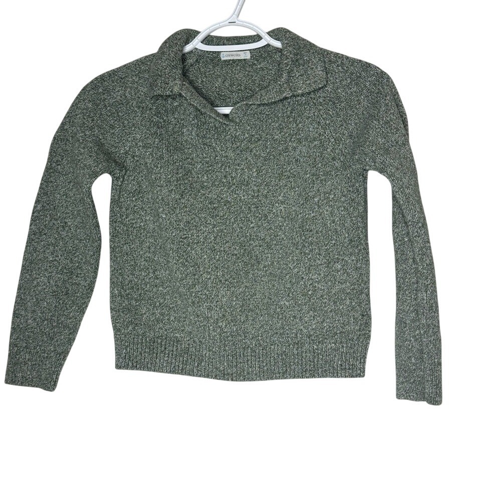 J Crew Crewcuts Boys Pullover Knit‎ Sweater Sz M Collar Cotton Preppy Church